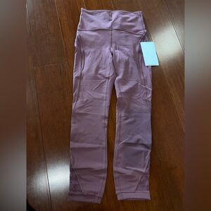 Lululemon Dusty Rose Wunder Under Crop